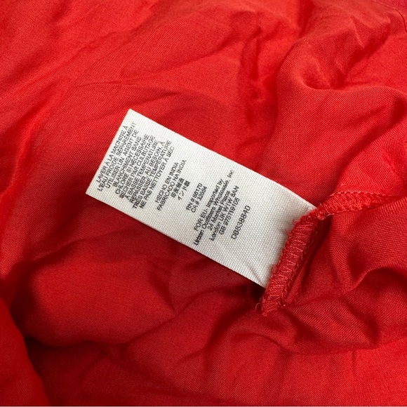 Free people Mia Gauze Embroidered Red mini Dress size L boho - Picture 11 of 11